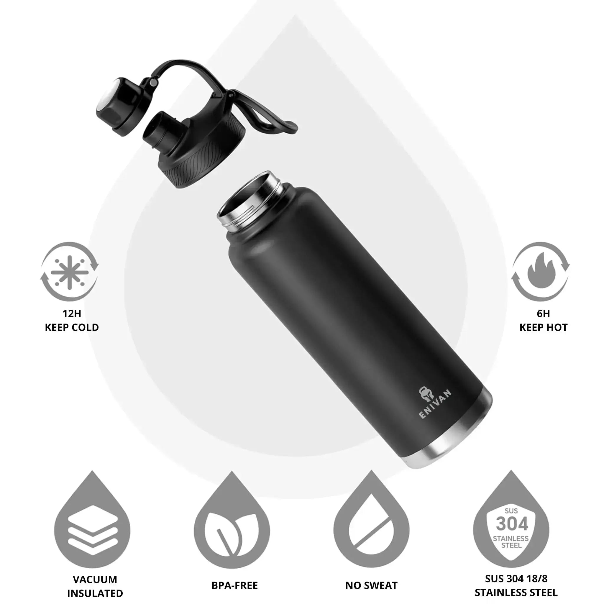 GOURDE ISOTHERME 0,95L ENIVAN Enivan