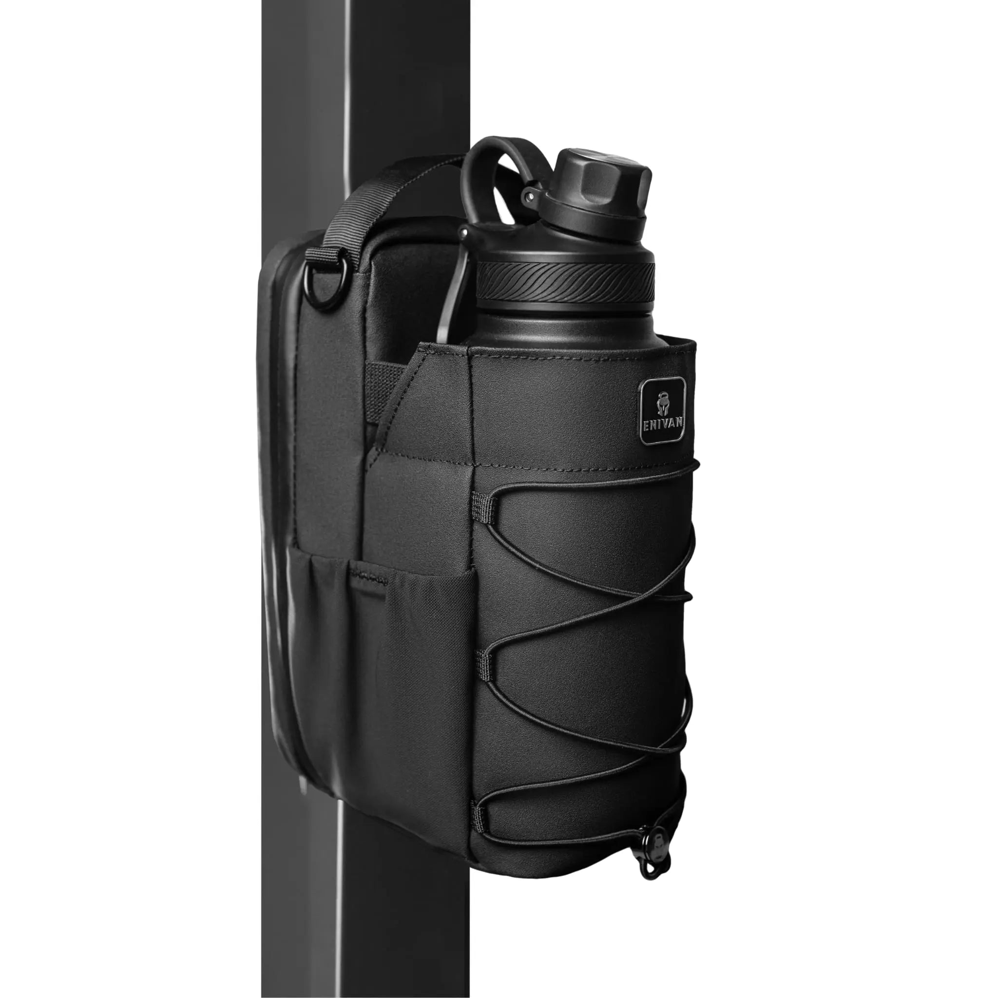 SAC DE SPORT MAGNÉTIQUE AVEC PORTE-BOUTEILLE VERT ENIVAN Enivan