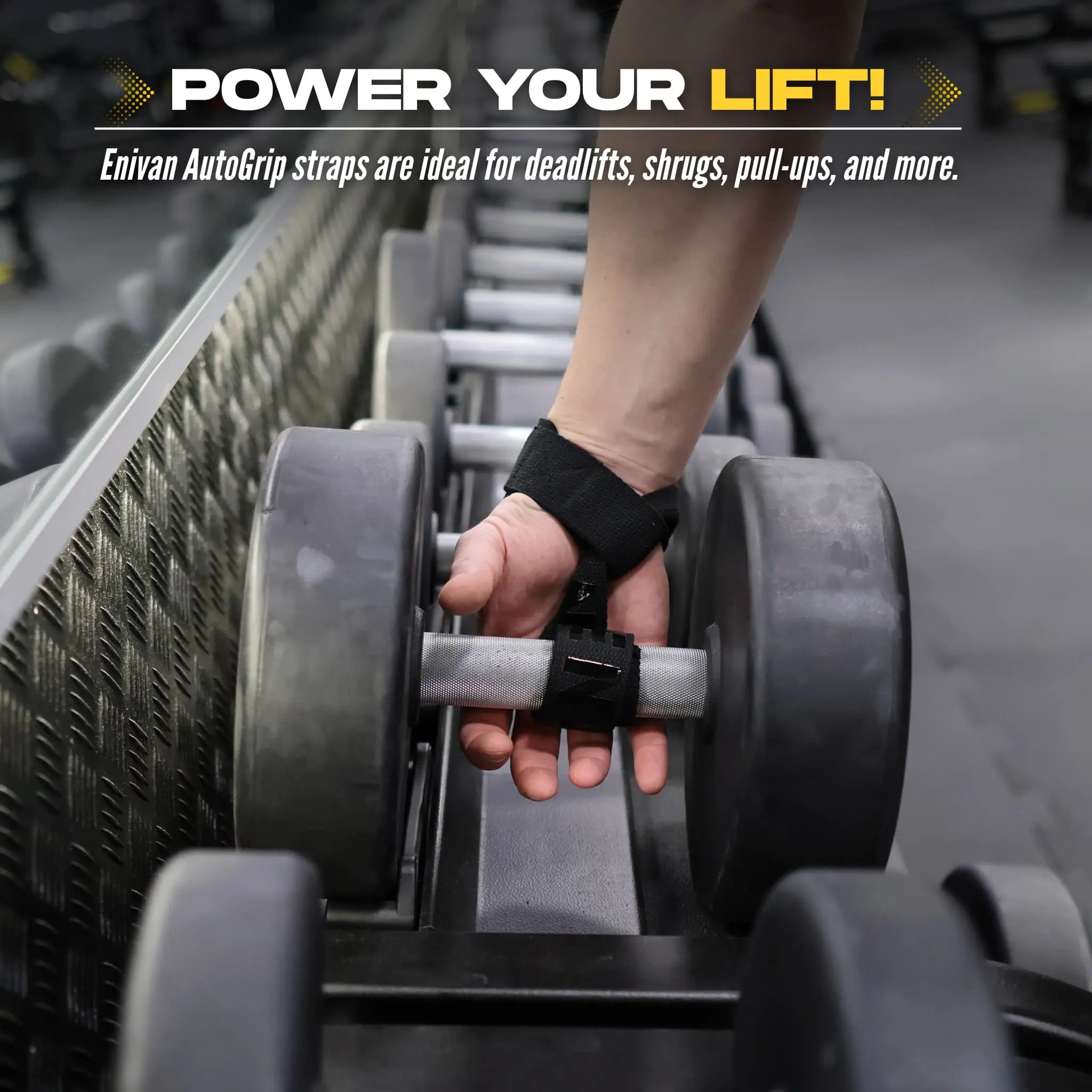 SANGLES DE TIRAGE MUSCULATION AUTOGRIP ENIVAN Enivan