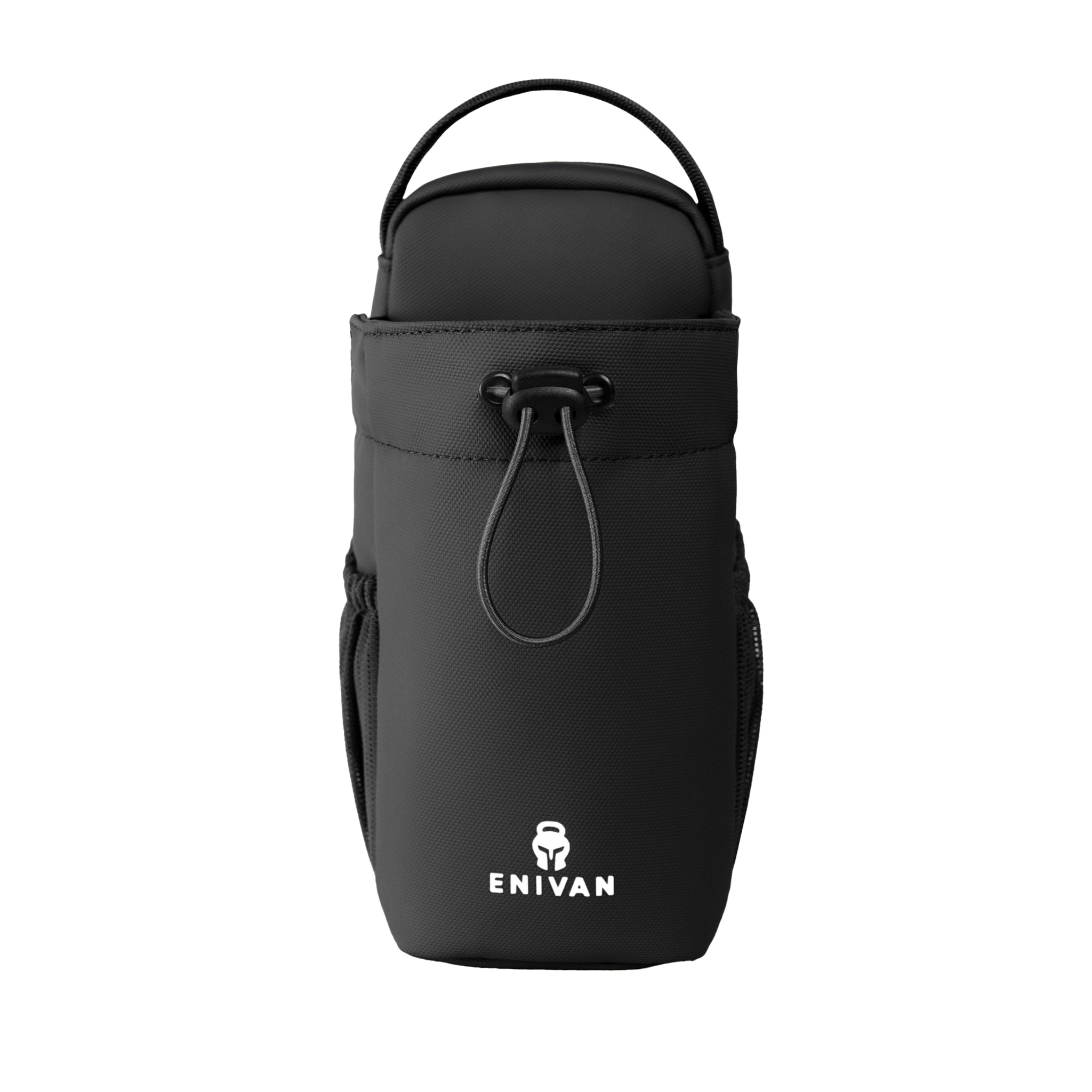 ENIVAN BLACK MAGNETIC SPORTS BAG WITH BOTTLE HOLDER