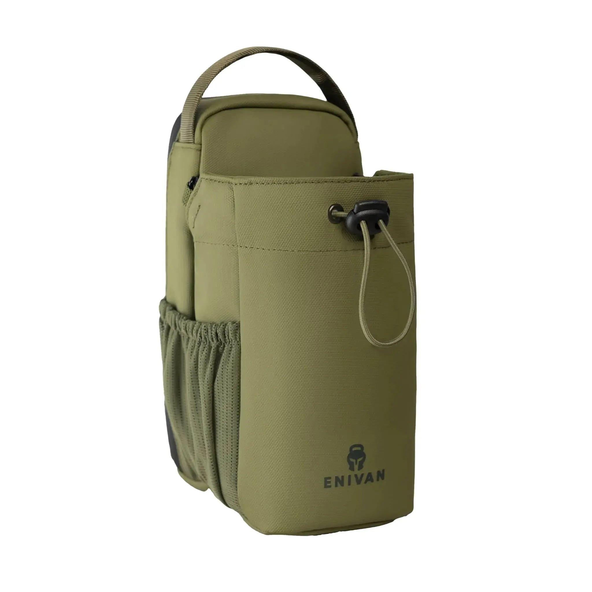 PACK SAC DE SPORT MAGNÉTIQUE VERT + GOURDE ISOTHERME ENIVAN 